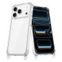 Átlátszó tok pánt rögzítővel iPhone 17 Pro Max készülékhez - átlátszó