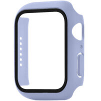 Matt behajtható tok edzett üveggel Apple Watch 41mm - lila