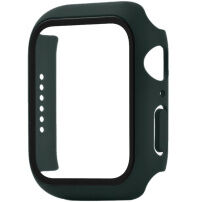 Matt behajtható tok edzett üveggel Apple Watch 41mm számára - sötétzöld