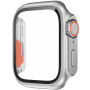Watch Ultra stílusú tok edzett üveggel - Apple Watch 40mm - ezüst