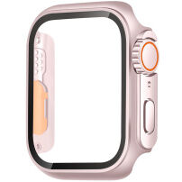 Behajtható tok a Watch Ultra stílusában, edzett üveggel Apple Óra 40mm - rózsaszín