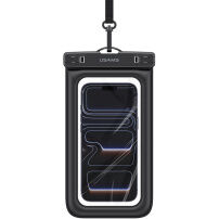 USAMS YD017 vízálló zseb iPhone számára - fekete