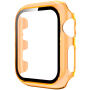 Átlátszó tok edzett üveggel - Apple Watch 42mm - narancssárga