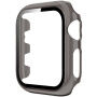 Átlátszó tok edzett üveggel - Apple Watch 42mm - szürke