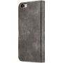 2 az egyben levehető műbőrből készült flip cover védőtok Apple iPhone 6 / 6S - barna