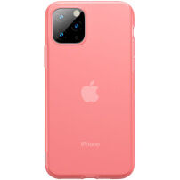 Baseus transzparens szilikon tok iPhone 11 Pro Max - piros