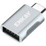 ENKAY ENK-AT131 adatátviteli redukció - USB-A - USB-C - ezüst
