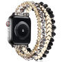 xDfind gyöngyös pánt Apple Watch 42mm / 41mm / 40mm / 38mm - fekete-arany