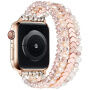 xDfind gyöngyös pánt Apple Watch Ultra 49mm / 46mm / 45mm / 44mm / 42mm számára - rózsaarany