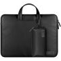Táska tartozéktáskával és pánttal - iPad 13" -ig / MacBook 14" -ig - fekete