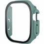 xDfind matt Behajtható tok edzett üveggel Apple Watch Ultra 49mm - petróleumszínű