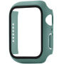 xDfind matt Behajtható tok Edzett üveg Apple Watch 45mm - petrolkék