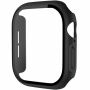 xDfind matt behajtható tok edzett üveggel Apple Watch 42mm (Series 10 / 11) - fekete