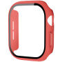 xDfind matt Behajtható tok edzett üveggel Apple Watch 42mm (Series 10 / 11) - piros