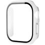xDfind matt behajtható tok edzett üveggel Apple Watch 42mm (Series 10 / 11) - fehér
