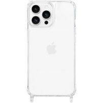 Átlátszó tok zsinórtartókkal iPhone 13 Pro Max-hoz - víztiszta
