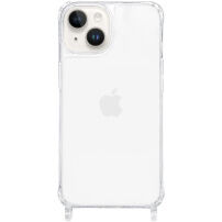 Átlátszó tok zsinórtartókkal iPhone 14-hez - átlátszó