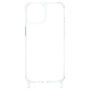 Átlátszó tok zsinórrögzítőkkel iPhone 15 Plus készülékhez - átlátszó