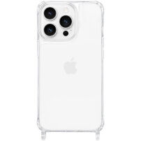 Átlátszó tok zsinórtartókkal iPhone 15 Pro Max készülékhez - átlátszó
