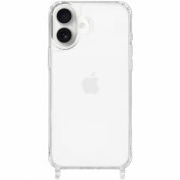 Átlátszó tok zsinórtartókkal iPhone 16-hoz - víztiszta