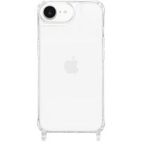 Átlátszó tok zsinórtartókkal iPhone 16e / 17e készülékhez - átlátszó
