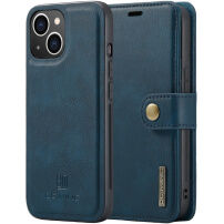 DG.MING 2in1 levehető flip cover tok - iPhone 13 - kék