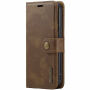 DG.MING 2in1 levehető flip cover tok - iPhone 13 Pro - barna