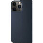 DUX DUCIS flip cover borító - iPhone 13 Pro Max - sötétkék