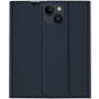 DUX DUCIS flip cover borító - iPhone 14 Plus - sötétkék