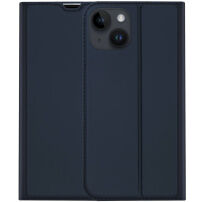 DUX DUCIS flip cover borító - iPhone 14 Plus - sötétkék