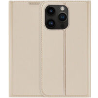 DUX DUCIS flip cover borító - iPhone 14 Pro - arany