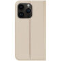DUX DUCIS flip cover borító - iPhone 14 Pro - arany