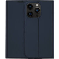 DUX DUCIS flip cover borító - iPhone 14 Pro Max - sötétkék