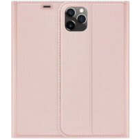 Dux Ducis flip cover tok állvánnyal iPhone 11 Pro Max - rózsaszín-arany