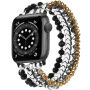 xDfind gyöngyös pánt Apple Watch 42mm / 41mm / 40mm / 38mm - fekete-arany