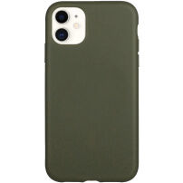Matt biológiailag lebomló tok iPhone 11-hez - olíva
