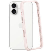 Szilikon védőkeret iPhone 16 készülékhez - rózsaszín