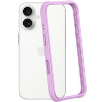 Védő szilikon keret iPhone 16 - lila