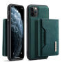 DG.Ming 2v1 Tok levehető mágneses pénztárcával iPhone 11 Pro Max készülékhez - sötétzöld