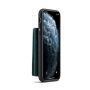 DG.Ming 2v1 Tok levehető mágneses pénztárcával iPhone 11 Pro Max készülékhez - sötétzöld