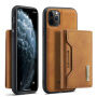 DG.Ming 2in1 Tok levehető mágneses pénztárcával iPhone 11 Pro készülékhez - barna