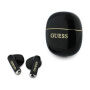 Guess Gold Line Glossy Classic Logo vezeték nélküli fülhallgató - fekete