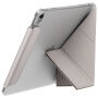 UNIQ Camden Lite behajtható tok origami állvánnyal és Apple Pencil tartóval iPad 10,9" (2022) / 11" (2025) készülékhez - bézs