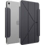 UNIQ Camden Lite behajtható tok origami állvánnyal és Apple Pencil hellyel iPad Air 11" (2024-2026) számára - sötétszürke