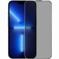 Rurihai edzett Anti-Spy üveg fekete kerettel iPhone 13 Pro Max / 14 Plus készülékhez