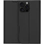 DUX DUCIS Skin Pro flip tok iPhone 16 Pro Max készülékhez - fekete