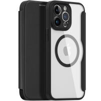 DUX DUCIS Skin X flip cover tok MagSafe -vel - iPhone 14 Pro Max - fekete