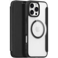 DUX DUCIS Skin X Flip tok MagSafe-el* iPhone 16 Pro készülékhez - fekete