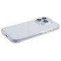 Kétrészes Behajtható tok az első és hátsó oldalra iPhone 16 Pro készülékhez - átlátszó