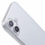 Kétrészes elülső és hátoldali Behajtható tok iPhone 16 készülékhez - átlátszó